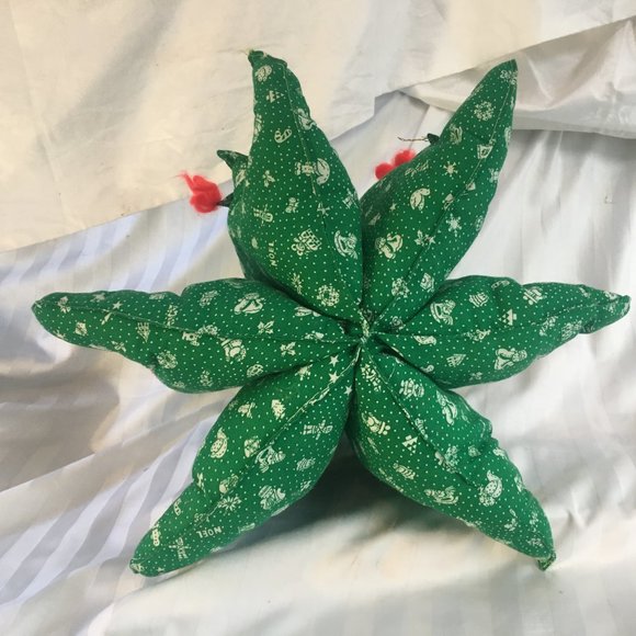 Farmhouse Christmas Tree Decoration Primitive Rustic Home Table Vtg Plush Decor - Picture 5 of 16